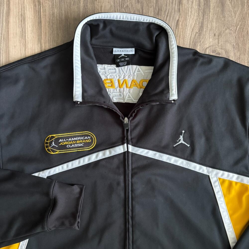 Vintage Y2K Air Jordan All American Track Jacket Men's Size 2XL Basketball